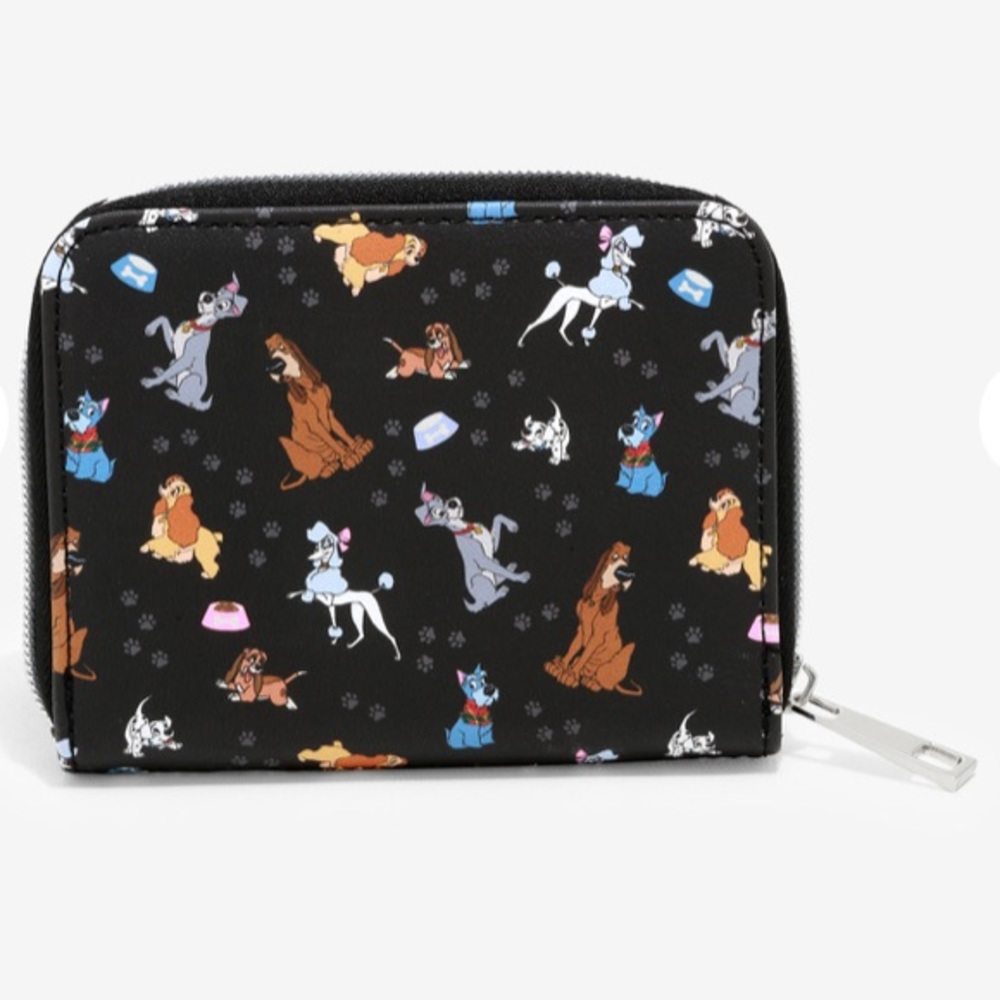 LOUNGEFLY DISNEY DOGS Zip-Around WALLET! - Picture 2 of 6